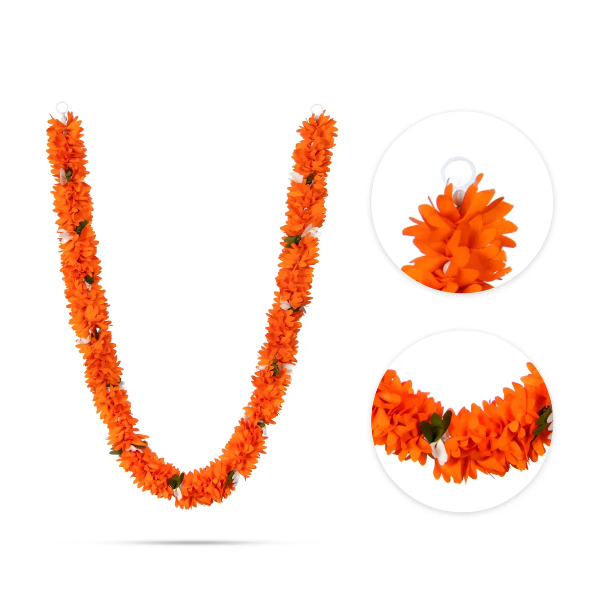 Artificial Flower Mala - 20 Inches | Garland for Photo Frame/ Assorted Colours - Image 12