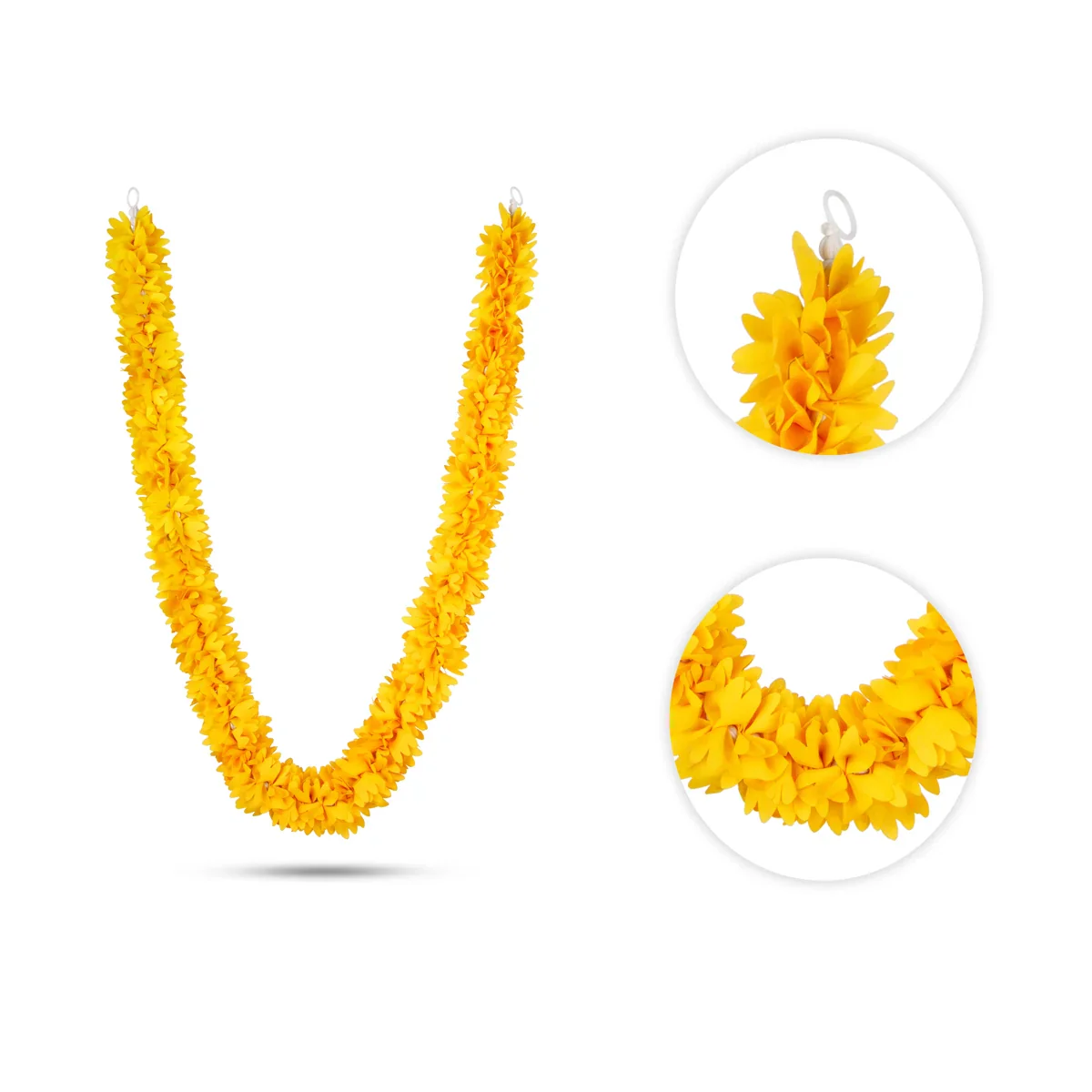 Artificial Flower Mala - 20 Inches | Garland for Photo Frame/ Assorted Colours - Image 9