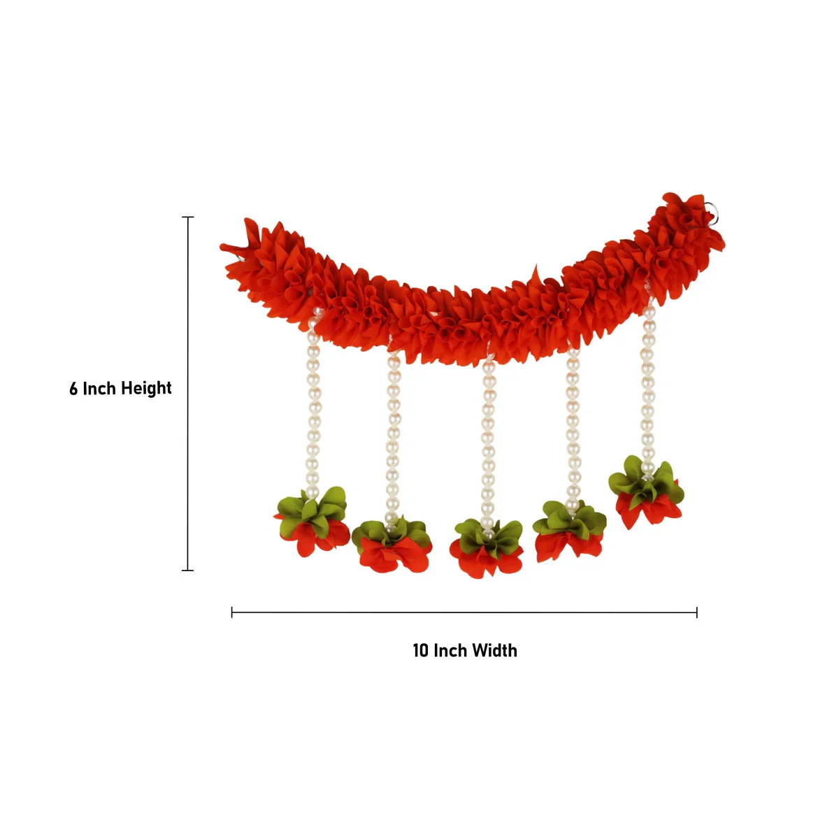 Artificial Flower Set - 6 x 10 Inches | 2 Pcs/ Flower Decoration/ Cloth Fancy Flower for Home Decor - Image 4