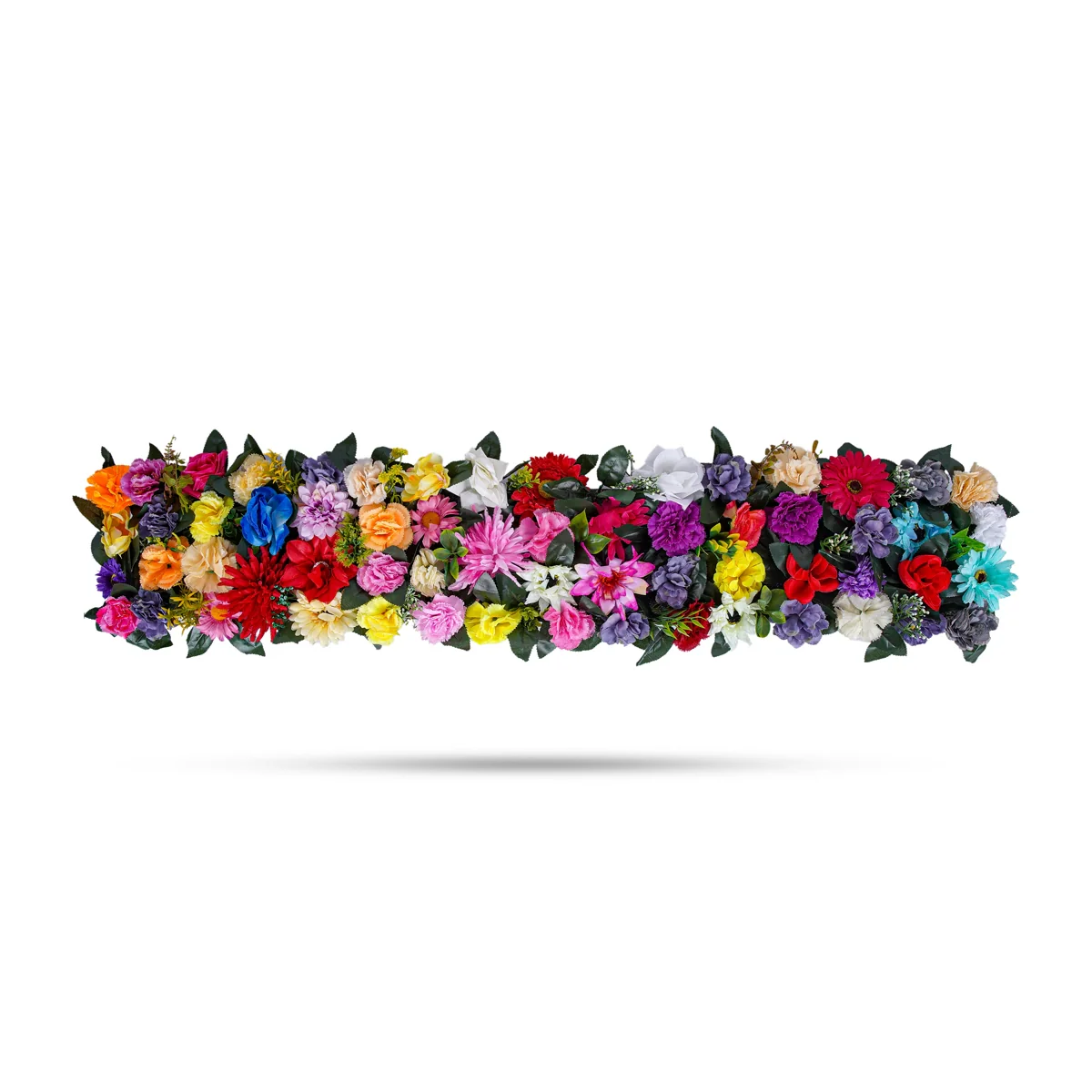 Artificial Flower Wall Panel - 52 x 14 Inches | Mixed Flower Door Hanging/ Artificial Flower Panel for Home - Image 4