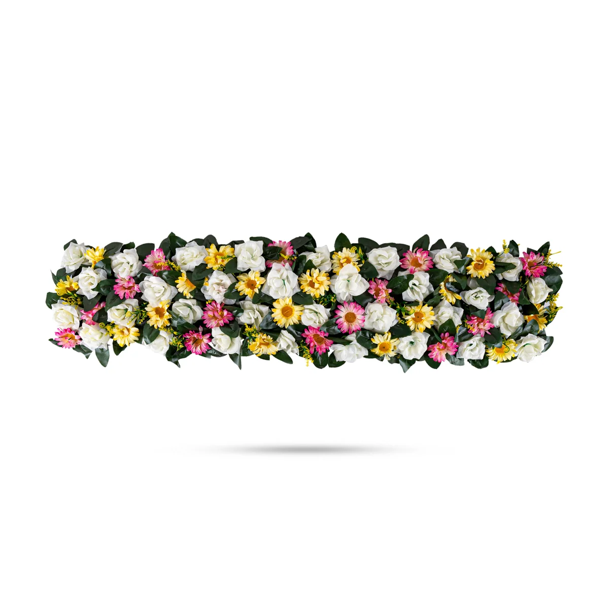 Artificial Flower Wall Panel - 53 x 14 Inches | Gulab Flower Door Hanging/ Artificial Flower Panel for Home - Image 4