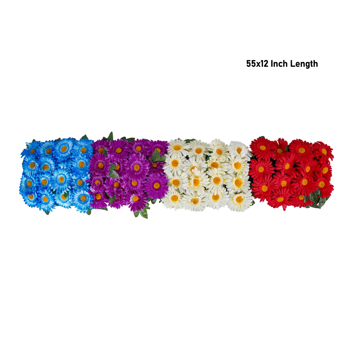 Artificial Flower Wall Panel - 55 x 12 Inches | Sunflower Design Door Hanging/ Artificial Flower Panel for Home - Image 2