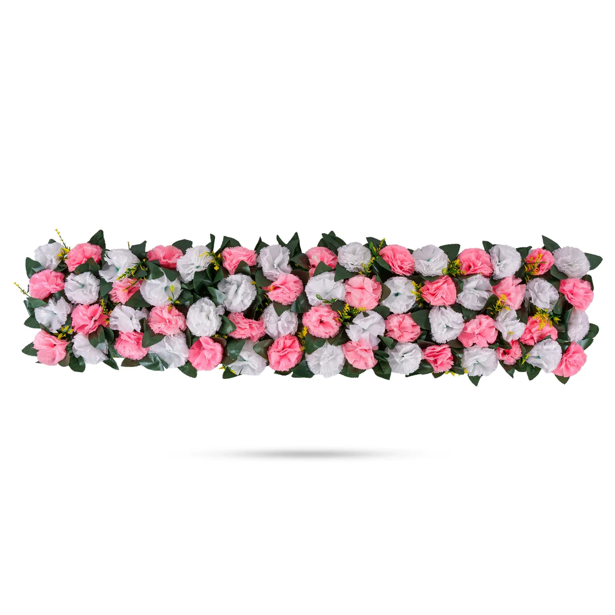 Artificial Flower Wall Panel - 56 x 12 Inches | Carnation Flower Door Hanging/ Artificial Flower Panel for Home - Image 2