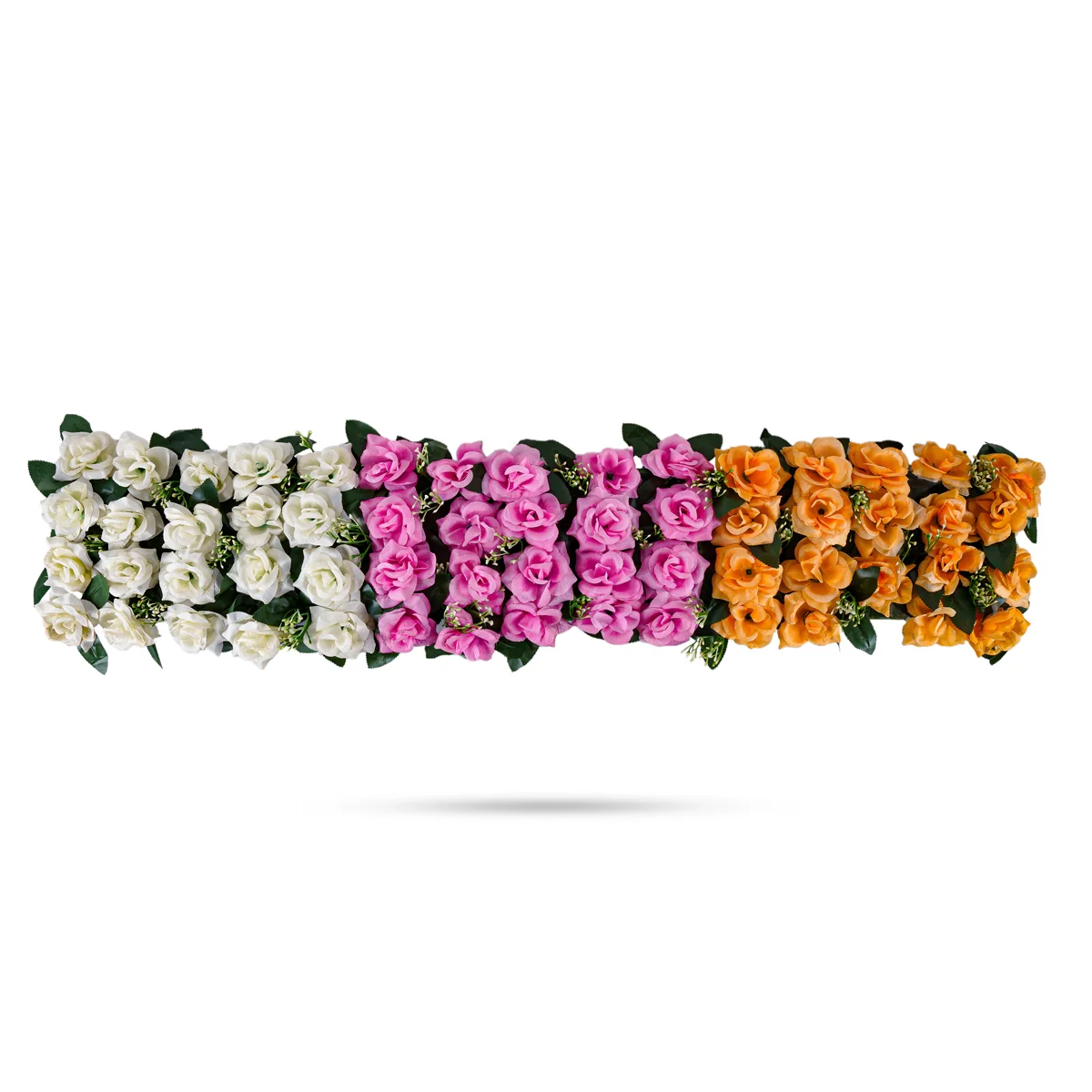 Artificial Flower Wall Panel - 60 x 14 Inches | Rose Flower Door Hanging/ Artificial Flower Panel for Home - Image 3