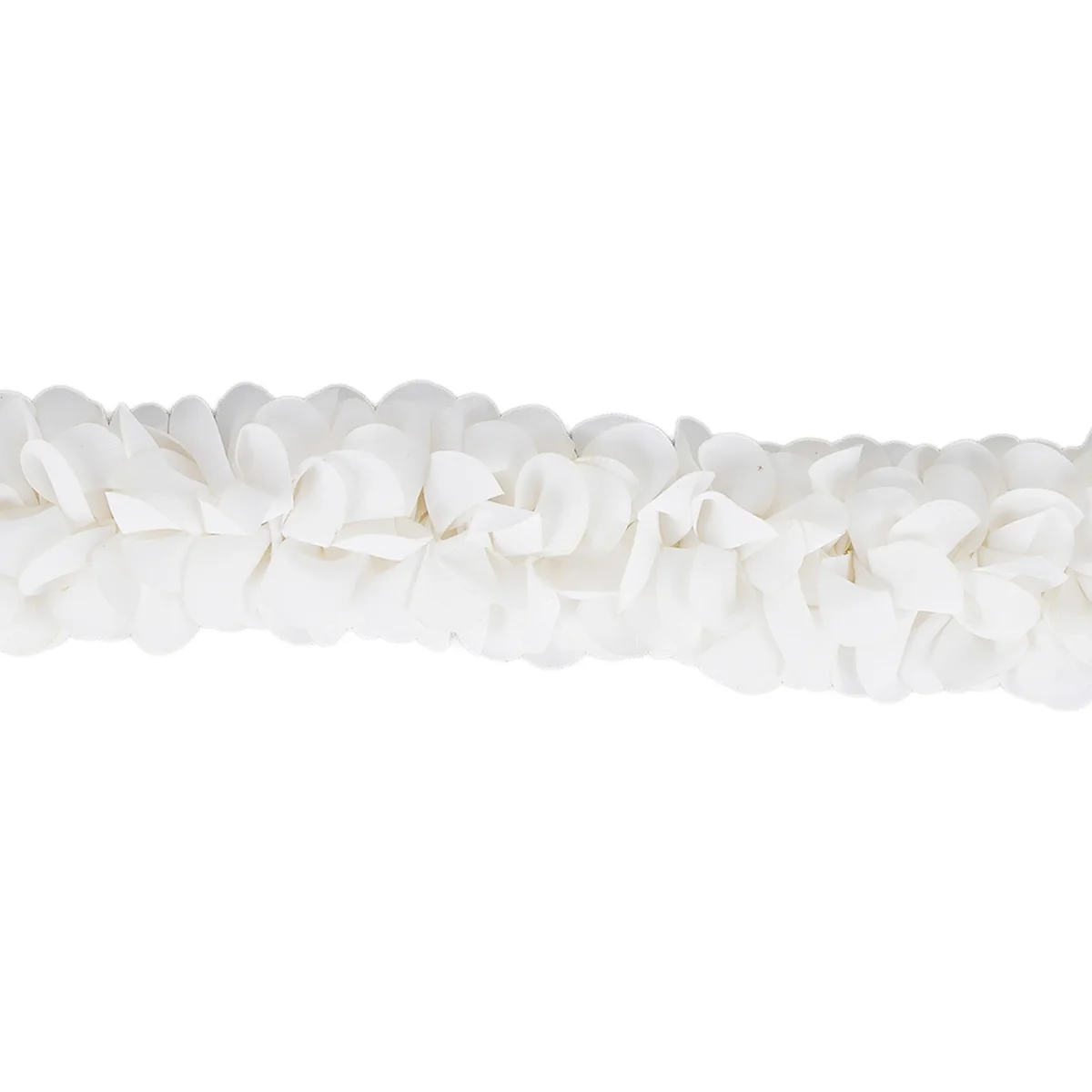 Artificial Flower - 11 Inches | White Colour Hair Flower/ Artificial Gajra for Deity Decor - Image 2