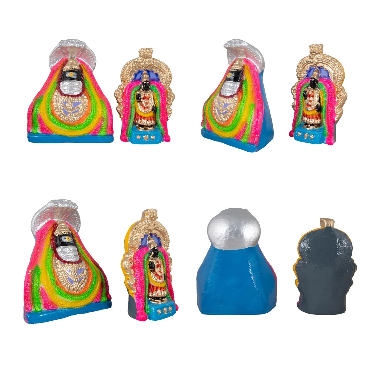 Arunachalam Clay Golu Bommai Set - 7.5 x 6 Inches | Giri Golu Doll/ Navaratri Golu Bomma/Gombe/Bommai - Image 6