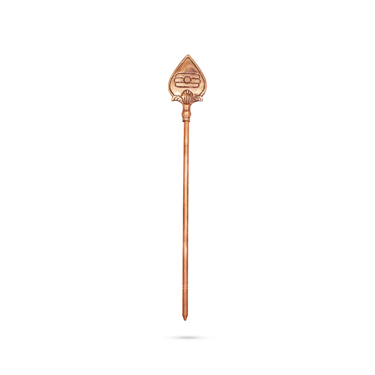 Arupadai Murugan Vel Deepam - 5.5 x 7 Inches | Vel With 6 Brass Vilakku/ Brass Lamp for Pooja - Image 3