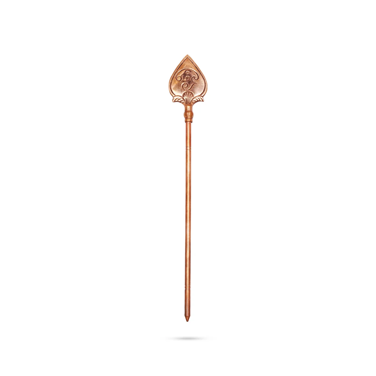 Arupadai Murugan Vel Deepam - 5.5 x 7 Inches | Vel With 6 Brass Vilakku/ Brass Lamp for Pooja - Image 4