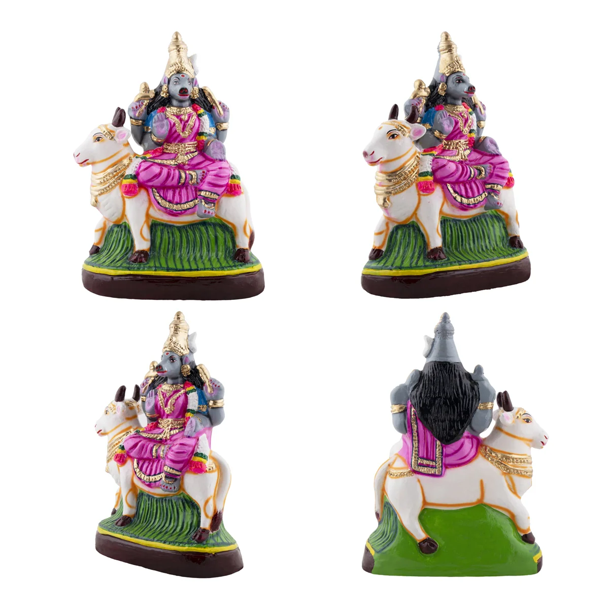 Ashta Varahi Paper Mache Golu Bommai Set - 13 x 9 Inches | Giri Golu Doll/ Navaratri Golu Bomma/Gombe/Bommai - Image 7