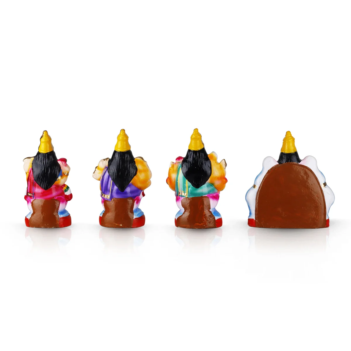 Ashtalakshmi Idol Clay Golu Bommai Set- 8 X 7 Inches | Navaratri Golu Gombe/Giri Golu Doll/Navratri Decoration - Image 6