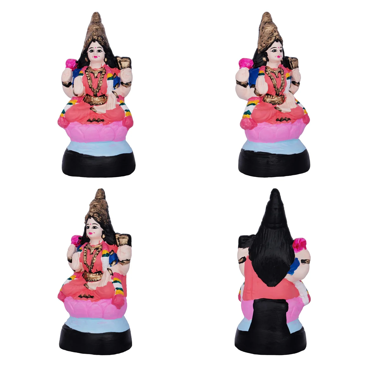 Ashtalakshmi Idol Paper Mache Golu Bommai Set- 8 X 7 Inches | Navaratri Golu Gombe/Giri Golu Doll/Navratri Decor - Image 10