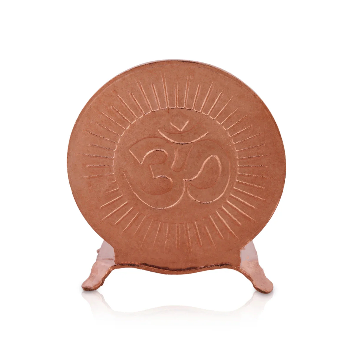Ashtalakshmi Sri Chakra Peedam - 2.5 x 2 Inches | Ashtalakshmi Yantra/ Copper Yantram for Pooja - Image 3