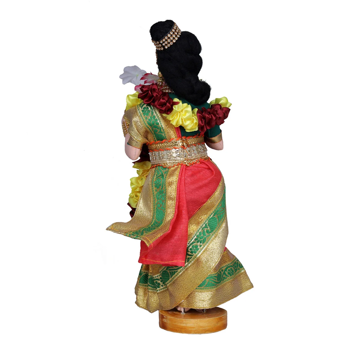Dancing Doll Cloth Golu Bommai - 12 x 5 Inches | Giri Golu Doll/ Navaratri Golu Bomma/Gombe/Assorted Design - Image 7