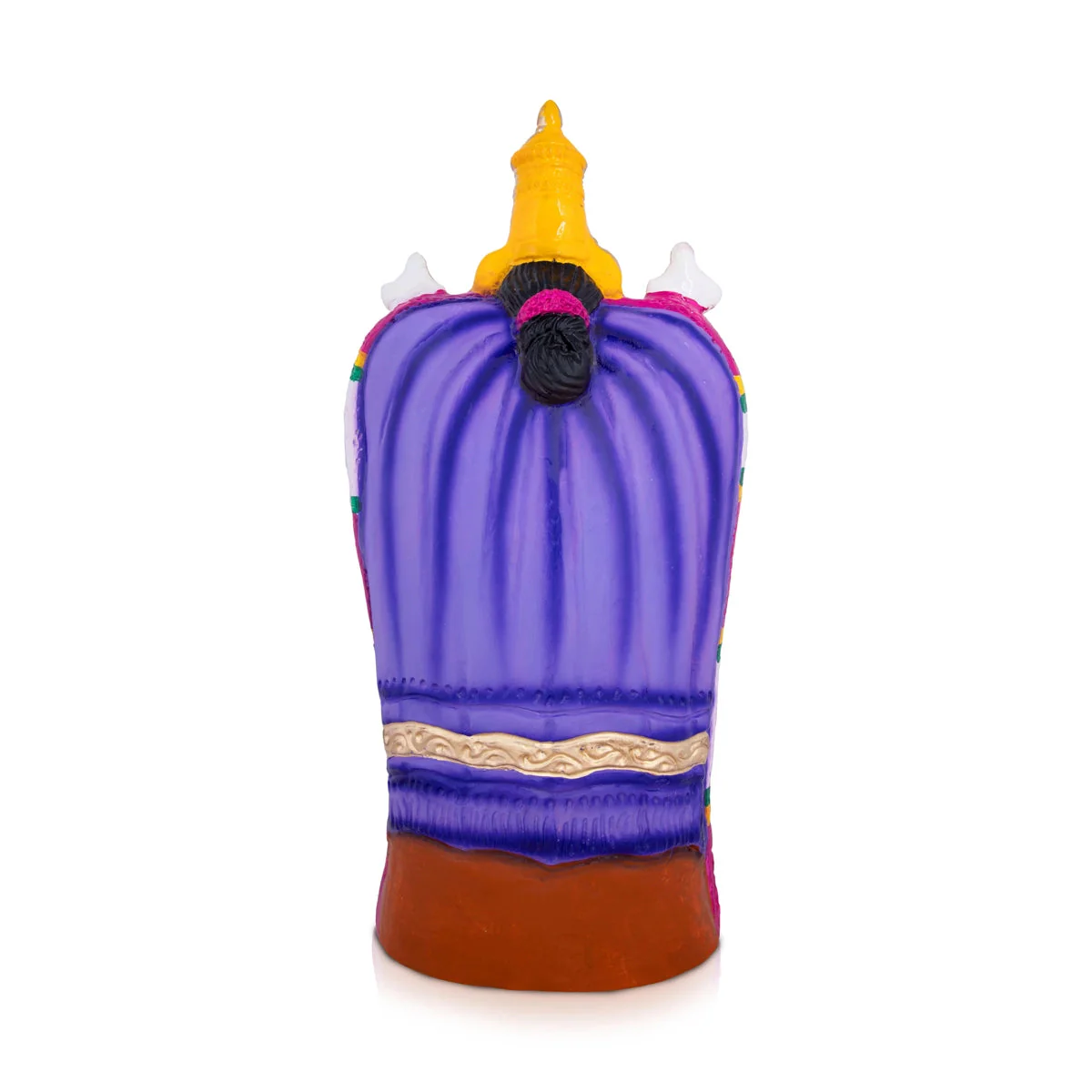 Ashtabhuja Durgai Paper Mache Golu Bommai - 15 x 9 Inches | Giri Golu Doll/ Navaratri Golu Bomma/Gombe/Bommai - Image 5