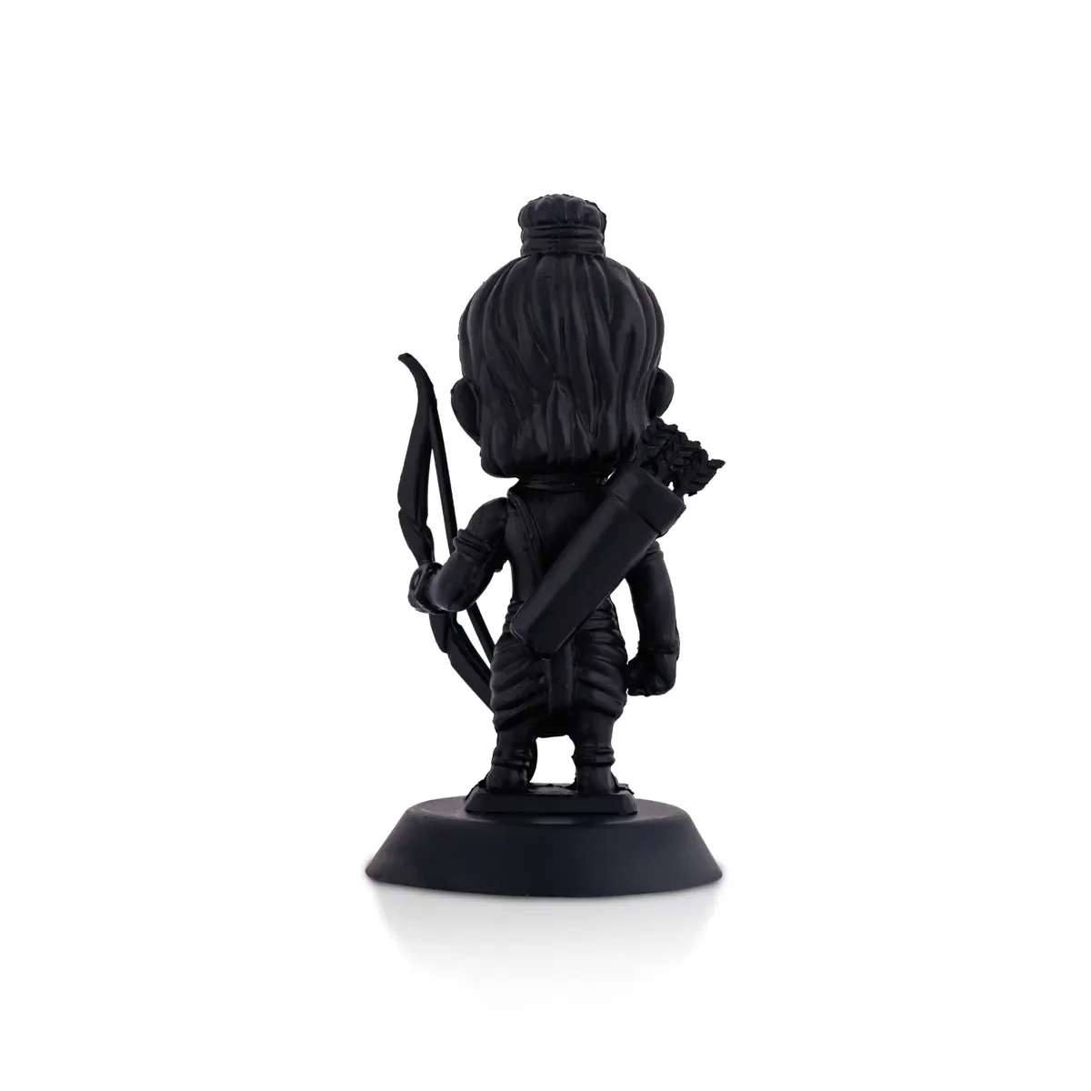 Ayodhya Ram Lalla Ji Car Dashboard Stand - 4 X 1.5 Inches | Car Decor/ Black Colour Rama Statue For Gifting - Image 3