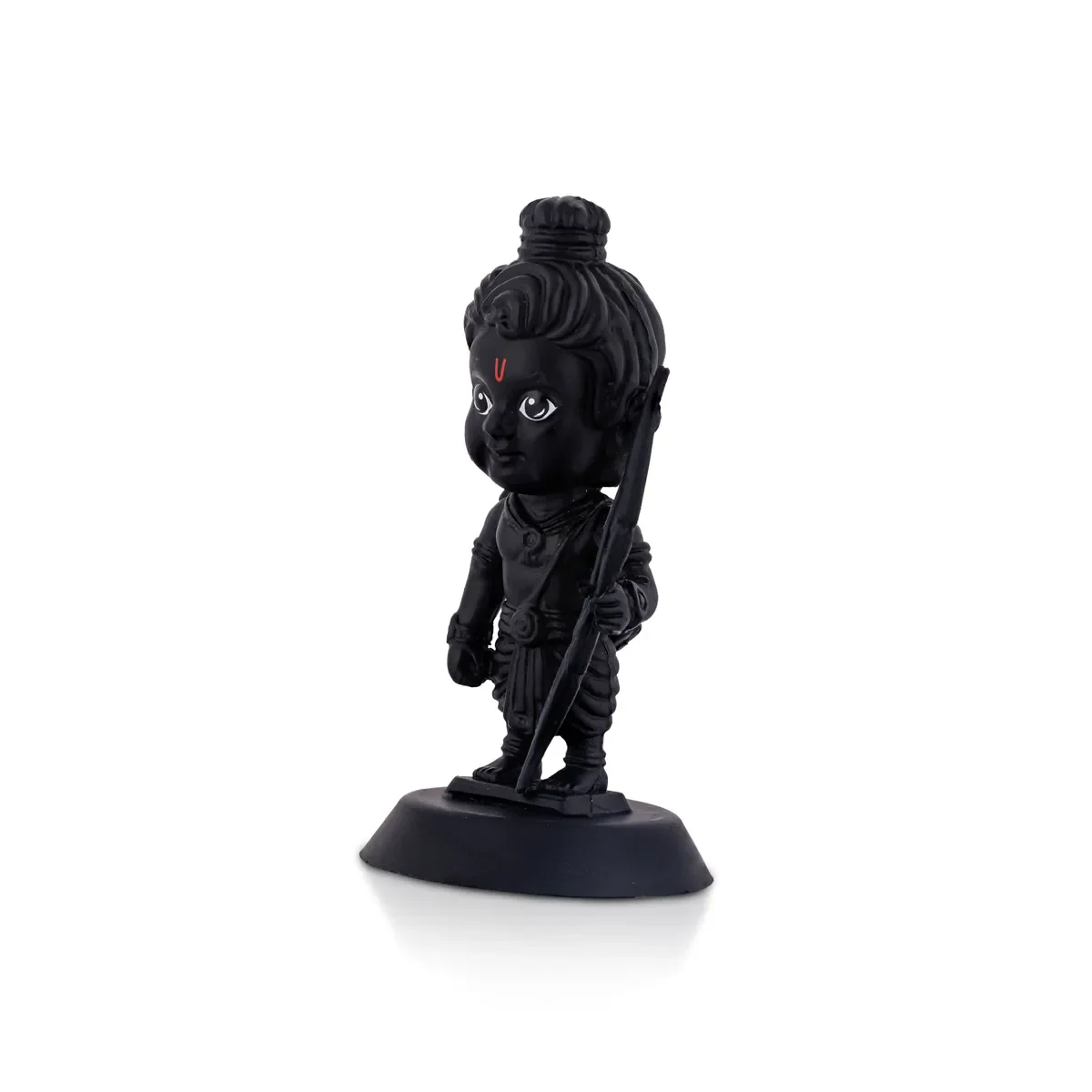 Ayodhya Ram Lalla Ji Car Dashboard Stand - 4 X 1.5 Inches | Car Decor/ Black Colour Rama Statue For Gifting - Image 5