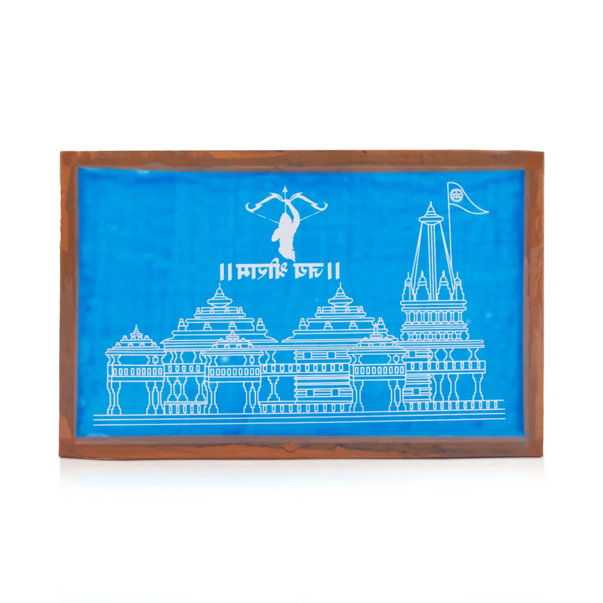 Ayodhya Ram Temple Stencil - 11 x 7 Inches | Kolam Stencil/ Rangoli Kolam Stencil for Pooja Room Decor - Image 4