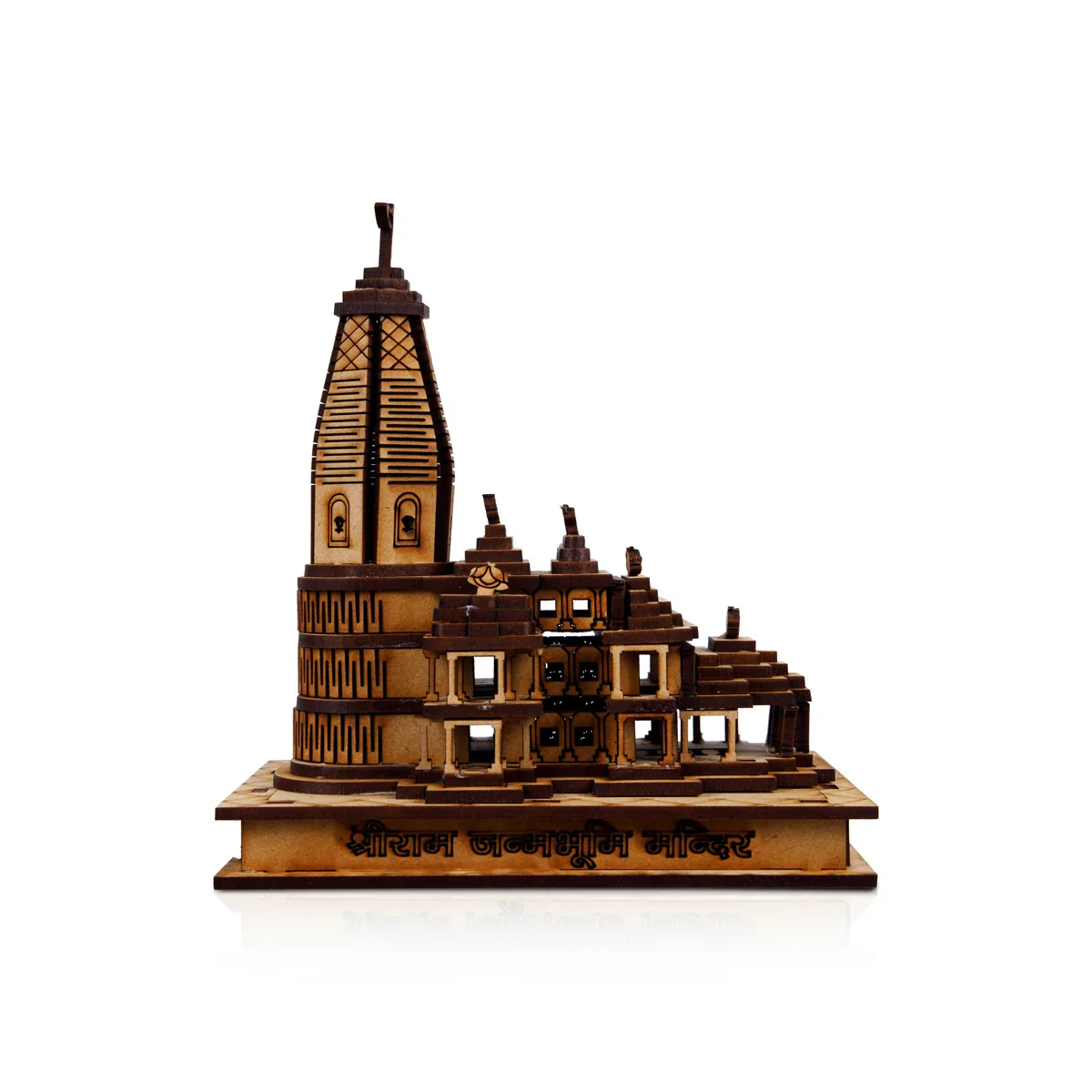 Ayodhya Ram Temple with LED - 6 x 5.5 Inches | Ayodhya Ram Mandir for Home Decor - Image 4