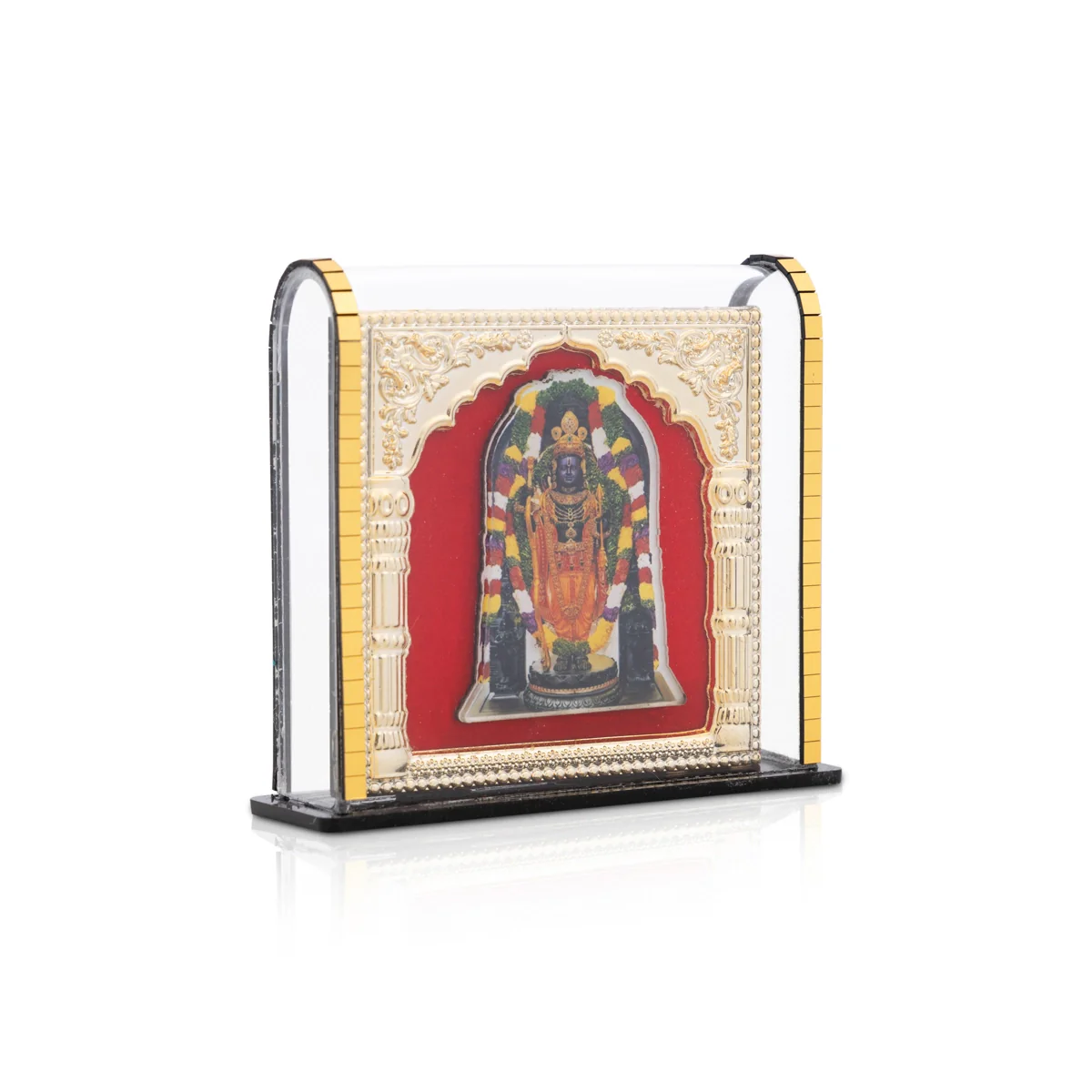 Ayodhya Rama Acrylic Photo Frame - 2.75 x 3 Inches | Acrylic Picture Frame/ Acrylic Photo Stand for Car - Image 4