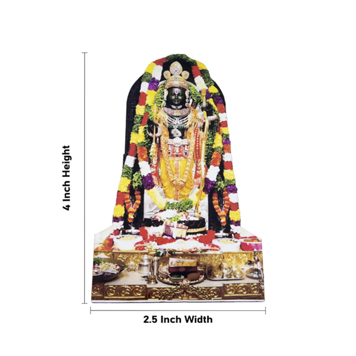 Ayodhya Rama Cut Out - 4 x 2.5 Inches | Picture Frame/ Ayodhya Ramar Photo Frame for Home - Image 6