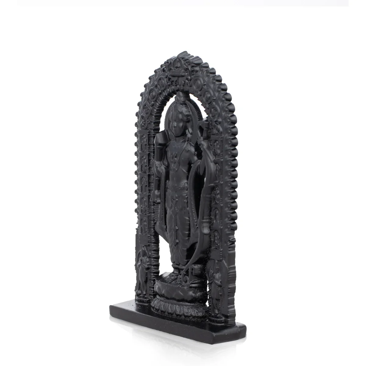 Ayodhya Rama Idol - 3 x 1.5 Inches | Black Ayodhya Ramar Statue for Pooja - Image 3