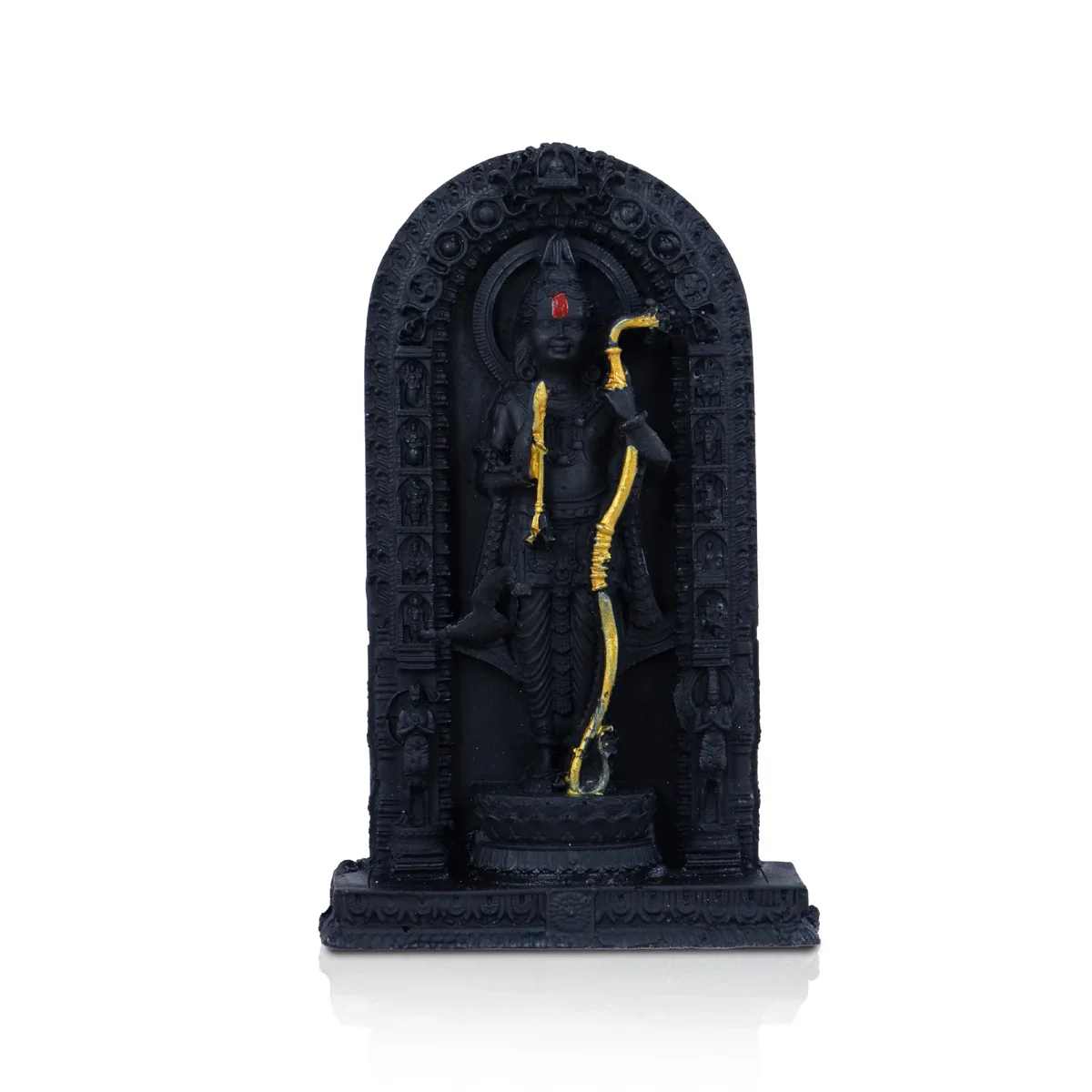 Ayodhya Rama Idol - 3 x 2 Inches | Resin Statue/ Ramar Statue for Pooja