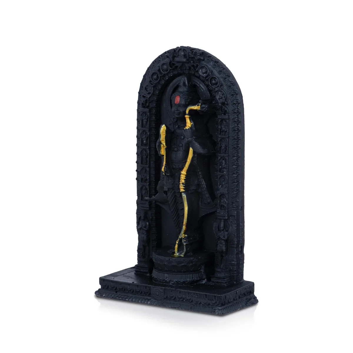 Ayodhya Rama Idol - 3 x 2 Inches | Resin Statue/ Ramar Statue for Pooja - Image 2