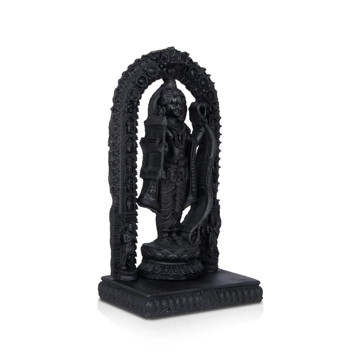 Ayodhya Rama Idol - 7 Inches | Resin Statue/ Ramar Statue for Pooja - Image 3