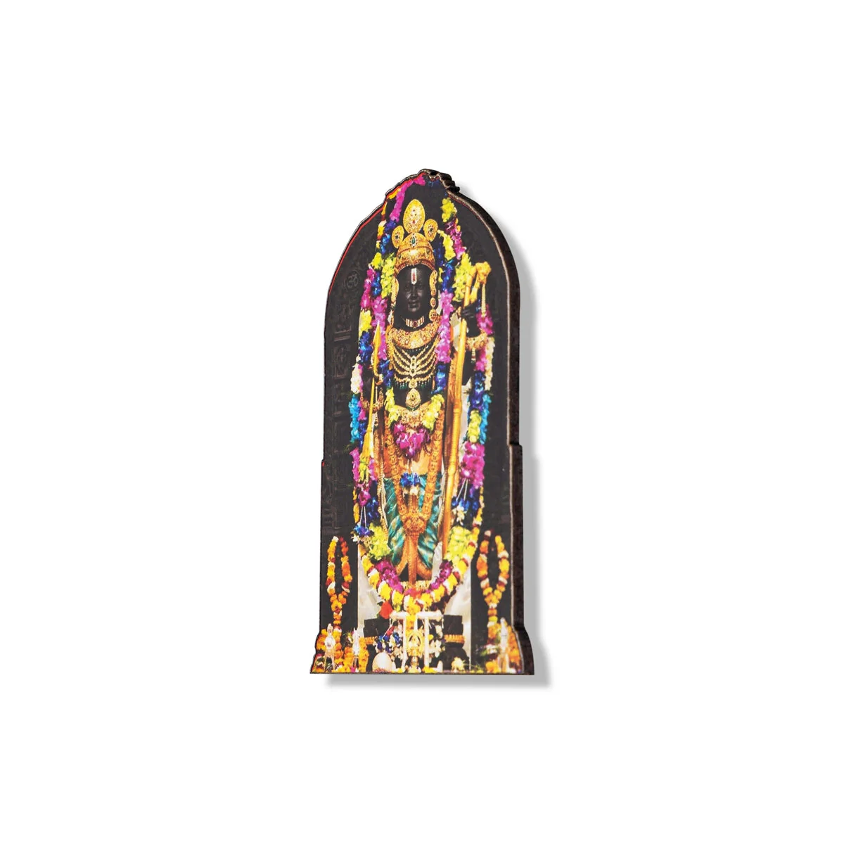 Ayodhya Rama Murti Design Fridge Magnet - 3.5 x 2 Inches | Picture Magnet/ Single Layer Photo Magnet for Home - Image 2