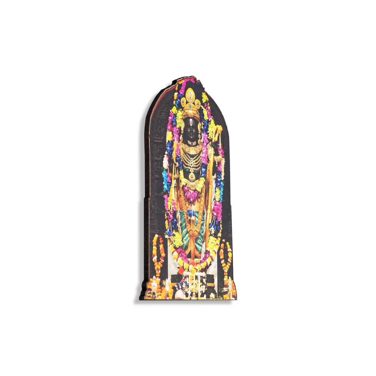 Ayodhya Rama Murti Design Fridge Magnet - 3.5 x 2 Inches | Picture Magnet/ Single Layer Photo Magnet for Home - Image 3