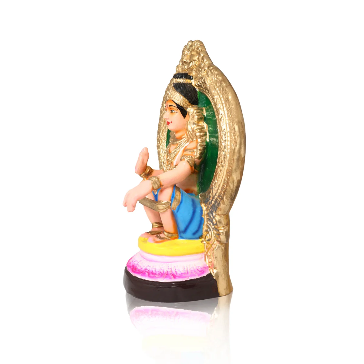 Ayyappan Paper Mache Golu Bommai - 12 Inches | Giri Golu Doll/ Navaratri Golu Bomma/Gombe/Bommai - Image 3