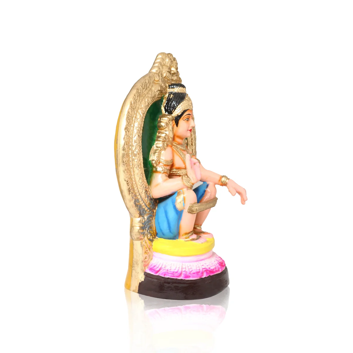 Ayyappan Paper Mache Golu Bommai - 12 Inches | Giri Golu Doll/ Navaratri Golu Bomma/Gombe/Bommai - Image 4