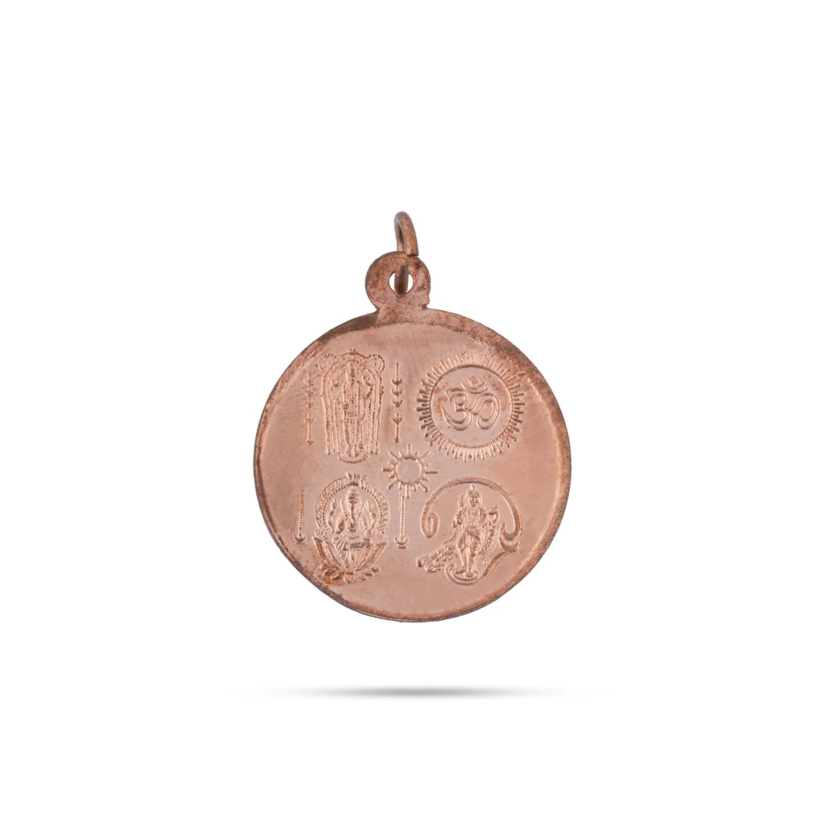 Ayyappan Locket | Copper Dollar/ Copper Pendant for Men & Women - Image 2