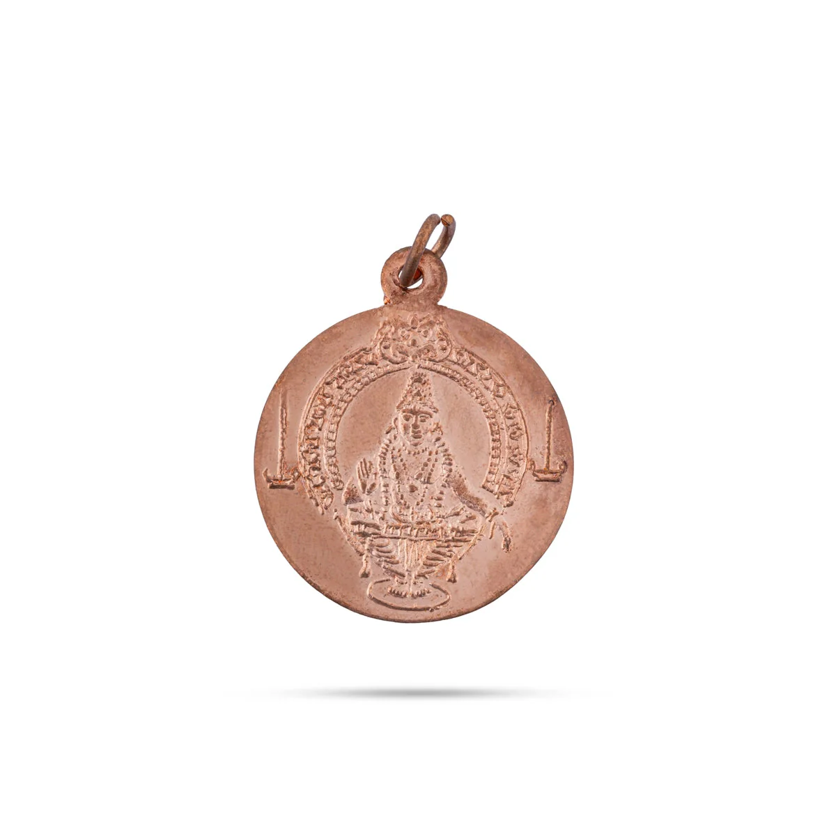 Ayyappan Locket | Copper Dollar/ Copper Pendant for Men & Women - Image 3