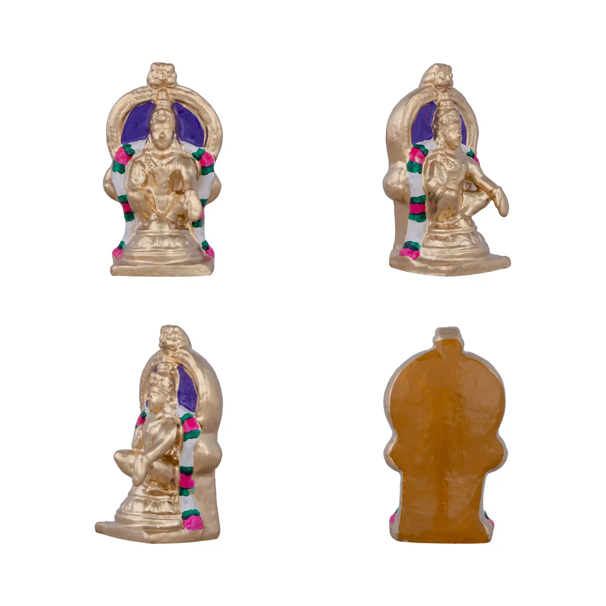 Ayyappan Pooja Clay Golu Bommai Set - 12 x 7.5 Inches | Giri Golu Doll/ Navaratri Golu Bomma/Gombe/Bommai - Image 4
