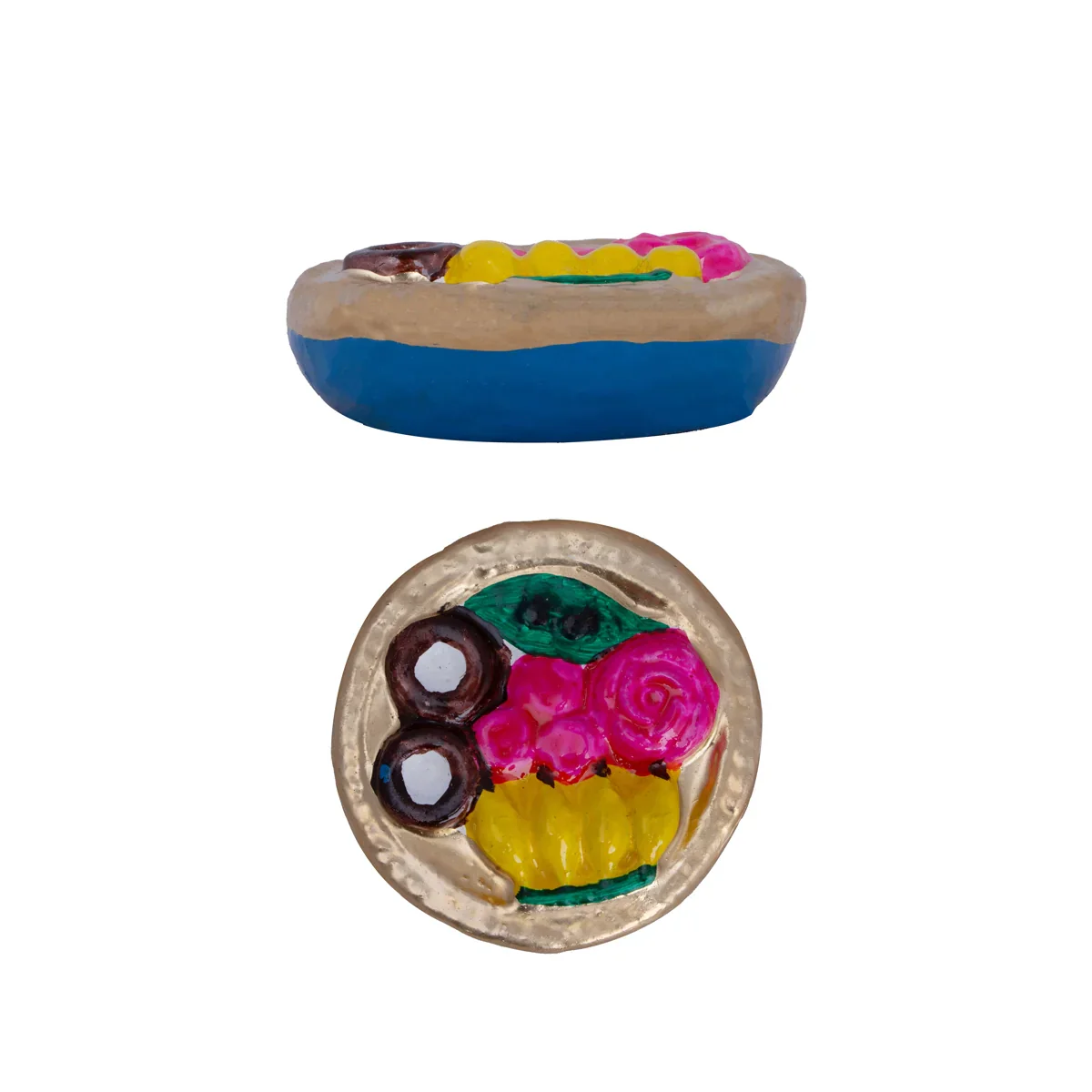 Ayyappan Pooja Clay Golu Bommai Set - 12 x 7.5 Inches | Giri Golu Doll/ Navaratri Golu Bomma/Gombe/Bommai - Image 7