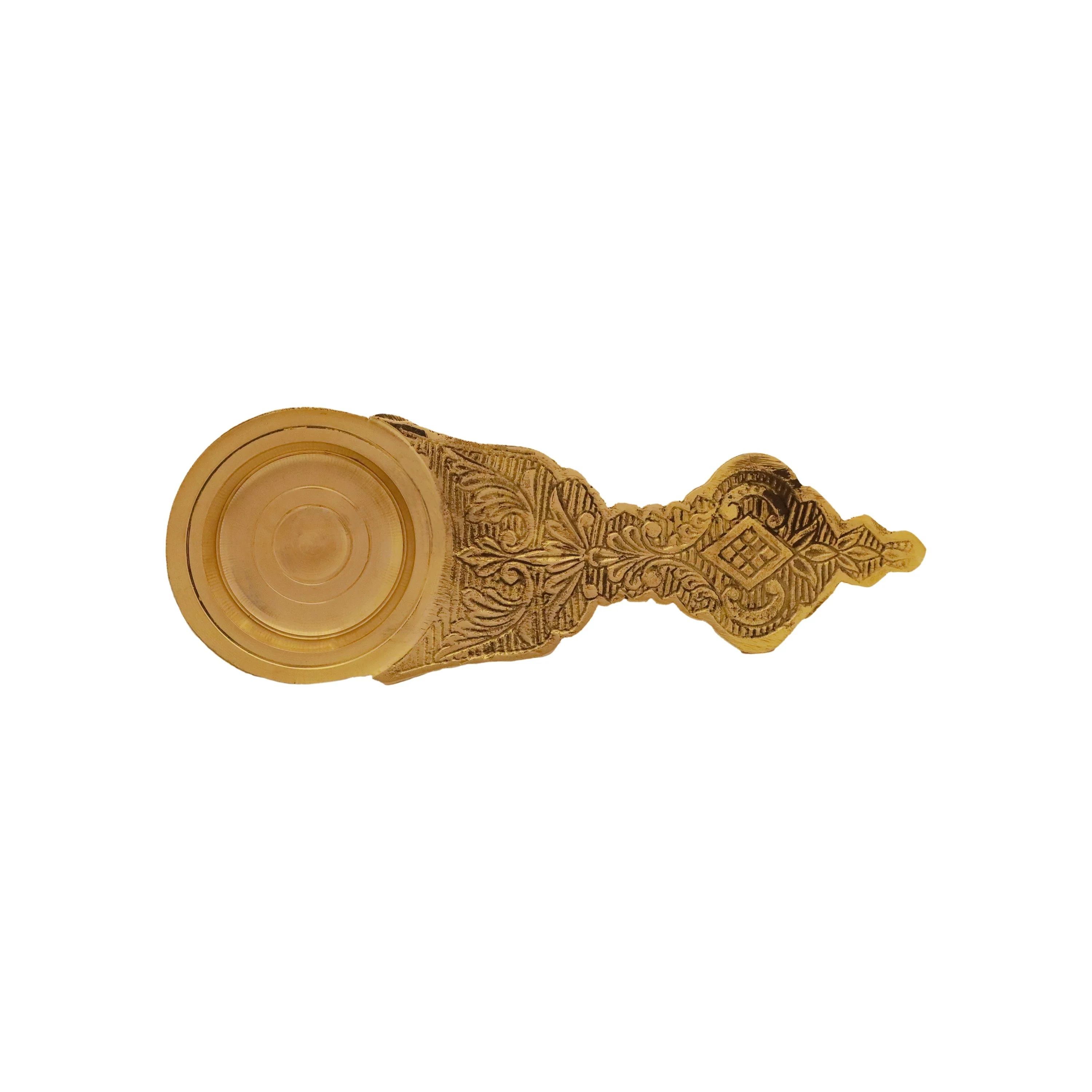 Brass Aarti - 7.5 Inches | Kapoor Dhani/ Karpur Aarti/ Kapur Dhani for Pooja