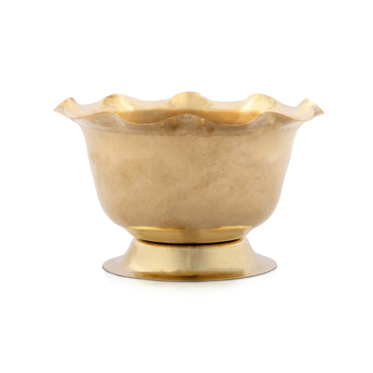 Chandan Cup With Base - 2.25 x 3.5 Inches | Pooja Bowl/ Brass Bowl/ Pooja Cup for Home/ 40 Gms Approx