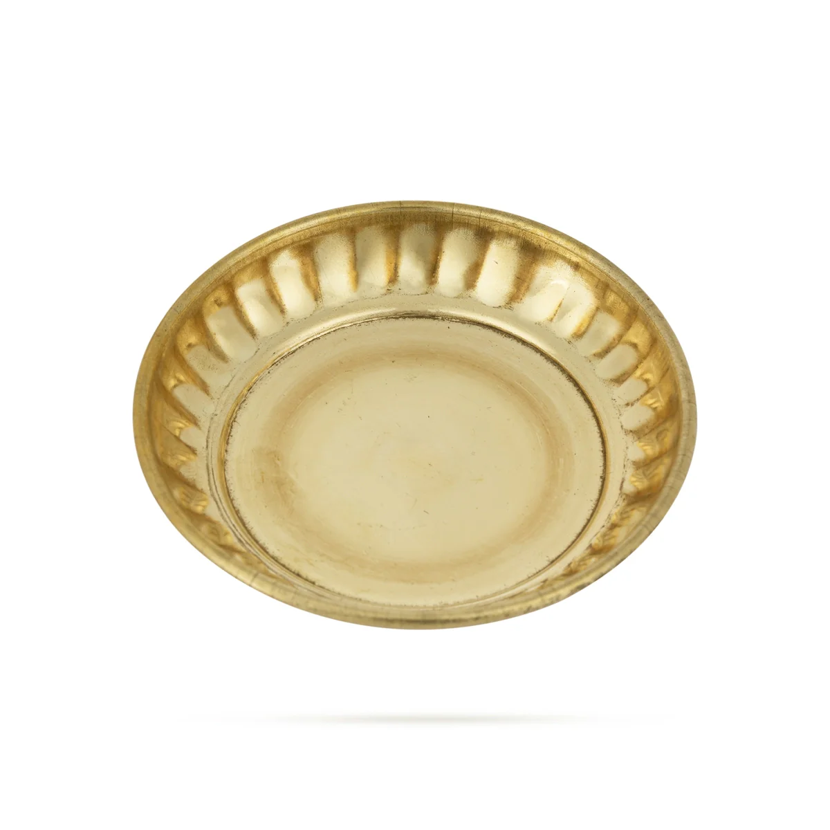 Brass Plate - 0.75 x 2.75 Inches | Pooja Thali Plate/ Puja Plate For Sacred Rites And Holy Offering - Image 3