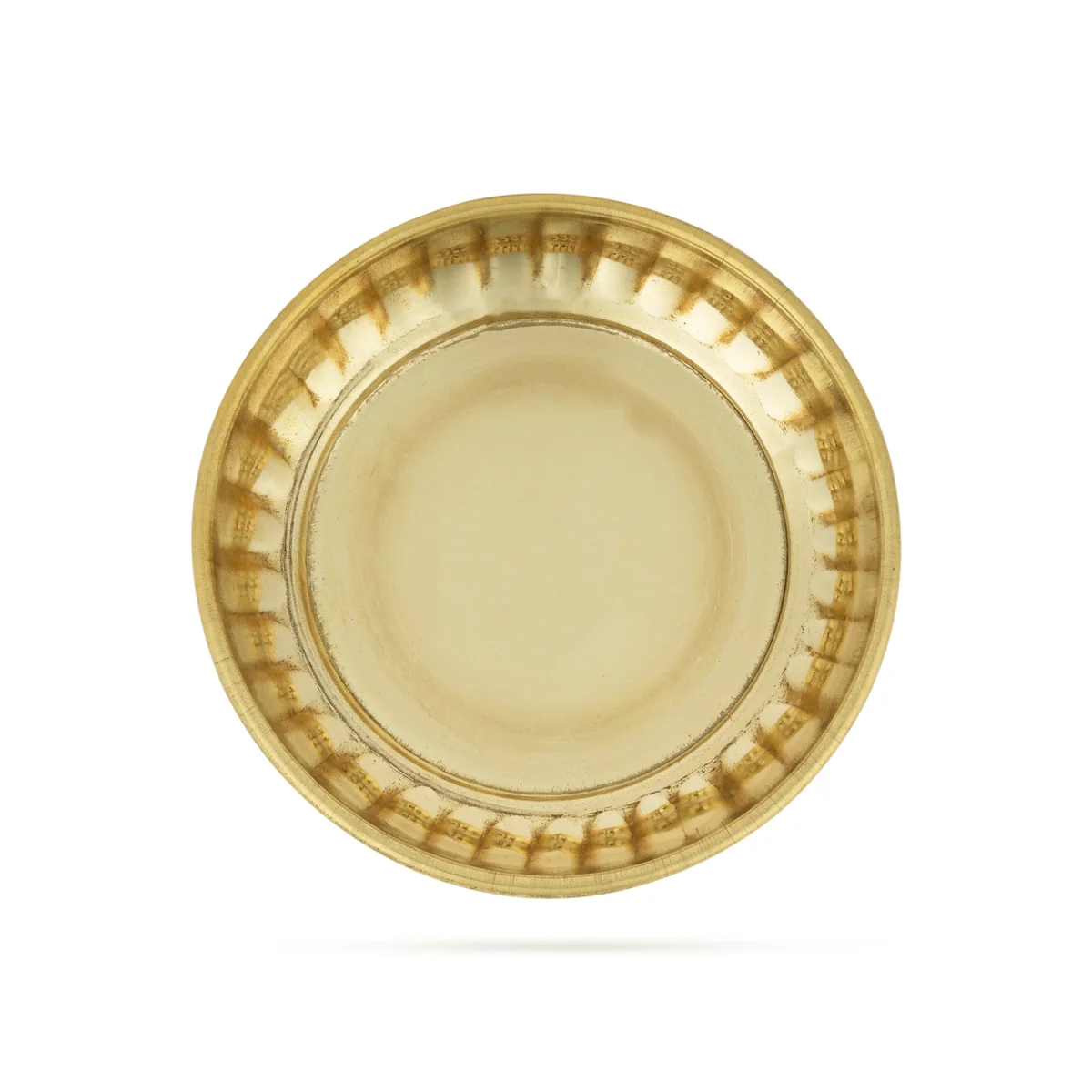 Brass Plate - 0.75 x 2.75 Inches | Pooja Thali Plate/ Puja Plate For Sacred Rites And Holy Offering - Image 4