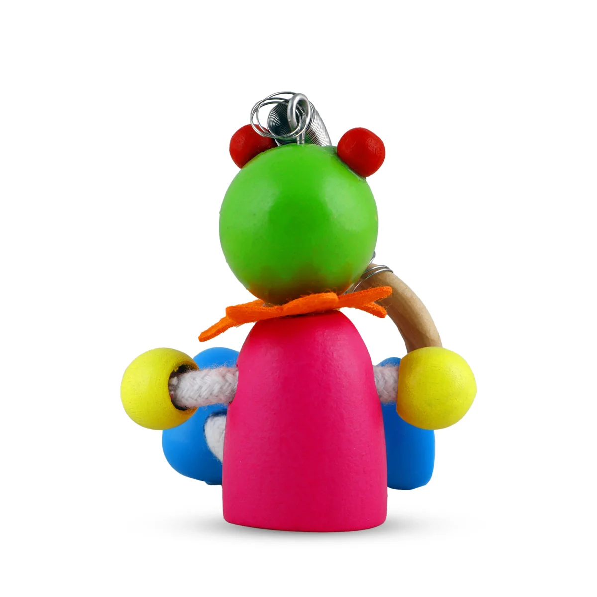 Baby Cartoon Animal Hanging Rattle Toys - 5 x 2 Inches | Wooden Hanging Toys for Kids - Image 6