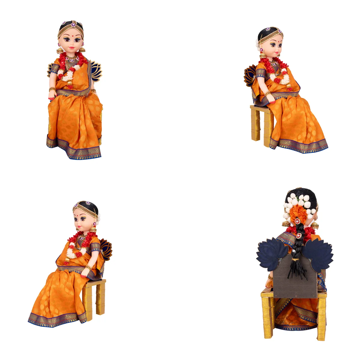 Baby Shower Function Plastic Golu Bommai Set - 16 x 5 Inches | Giri Golu Doll/ Navaratri Golu Bomma/ Gombe - Image 4