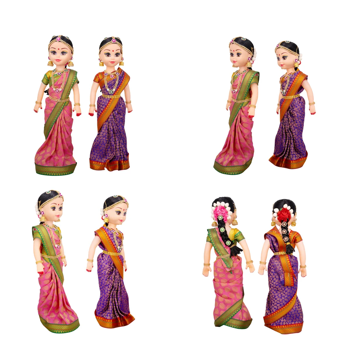 Baby Shower Function Plastic Golu Bommai Set - 16 x 5 Inches | Giri Golu Doll/ Navaratri Golu Bomma/ Gombe - Image 6