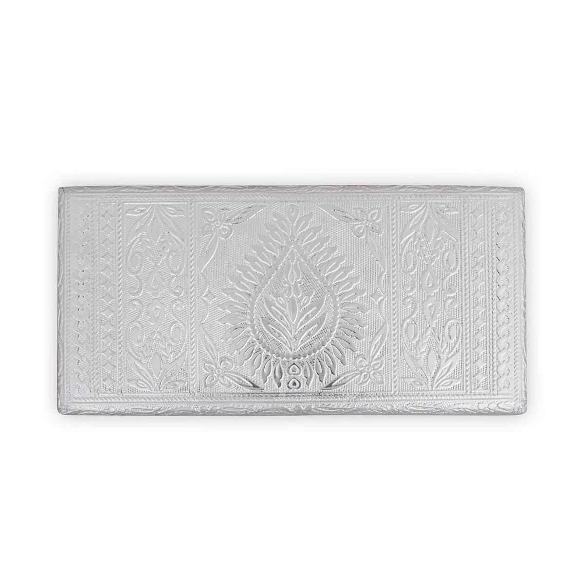 Bajot - 2 x 10 x 5 Inches | Silver Polish Chowki/ Manai Palagai for Pooja/ 460 Gms Approx - Image 5