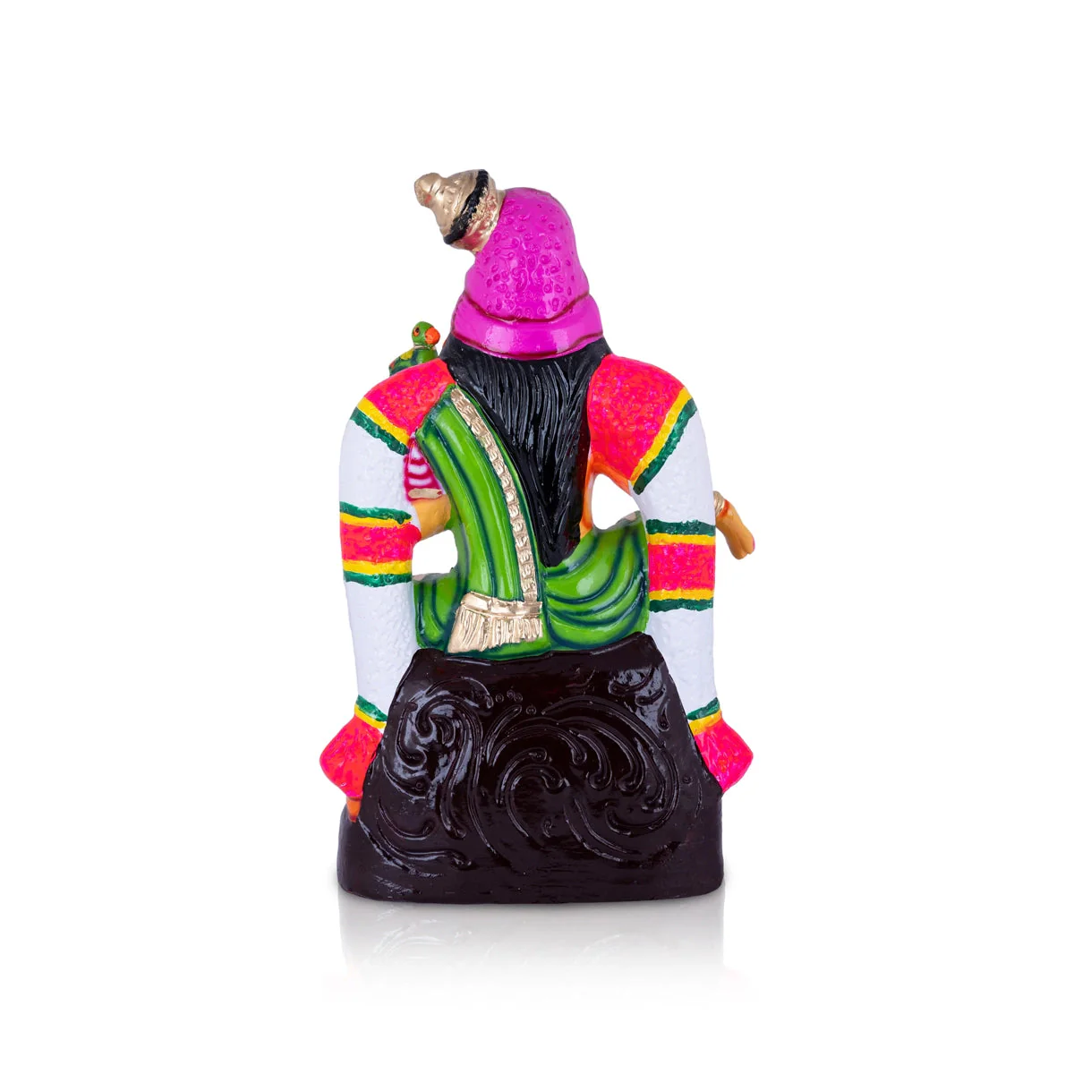 Bala Andal Statue Paper Mache Golu Bommai - 16 X 10 Inches | Navaratri Gombe/ Giri Golu Doll/ Navratri Decor - Image 4