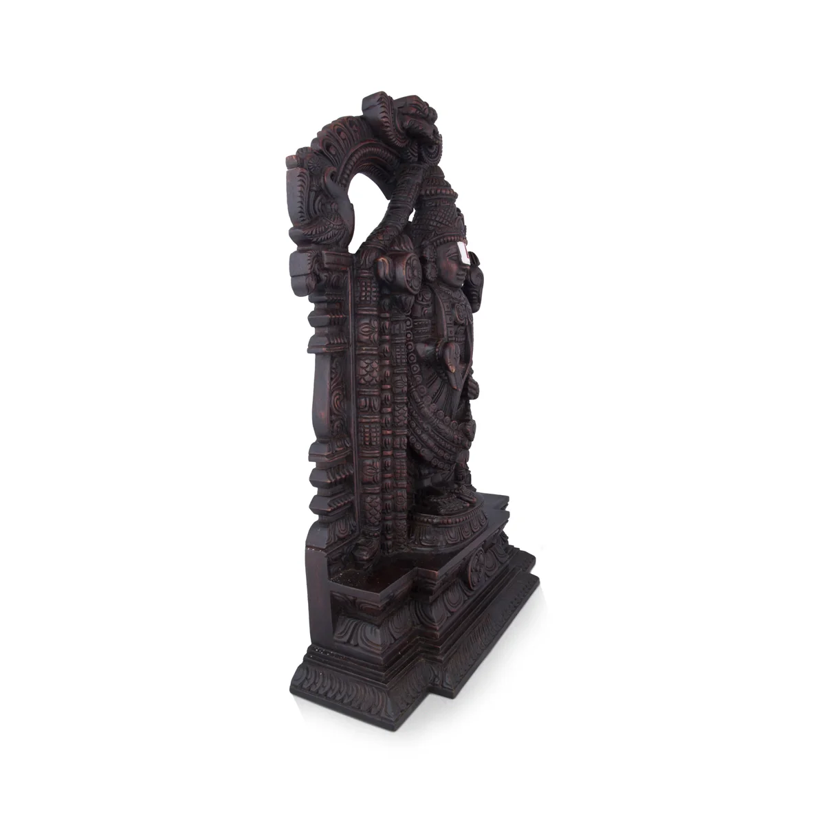 Balaji Murti - 26 x 18 Inches | Wooden Statue/ Venkateswara Idol for Pooja - Image 6