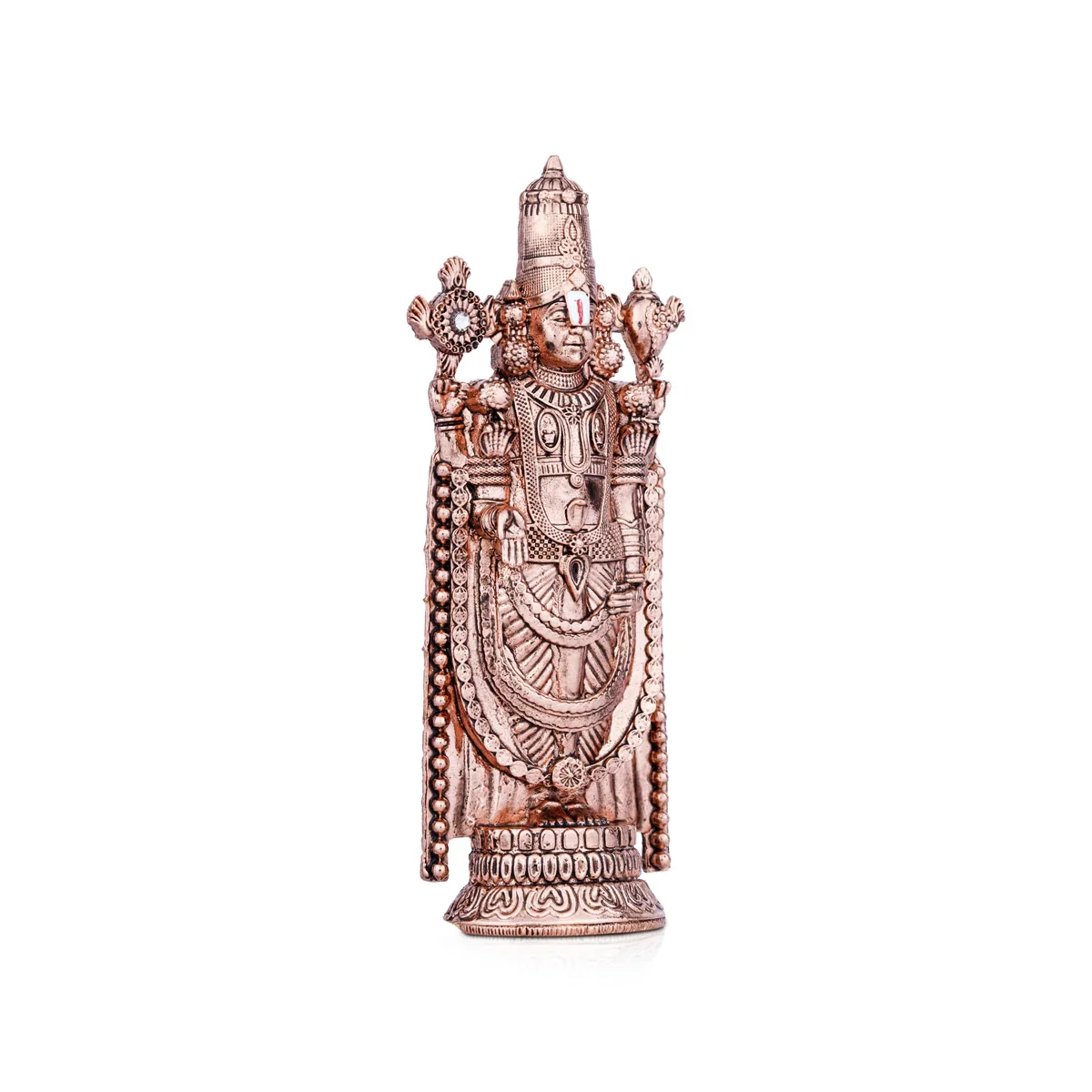 Balaji Murti - 5 x 2 Inches | Balaji Statue/ Tirupati Balaji Idol for Pooja - Image 2