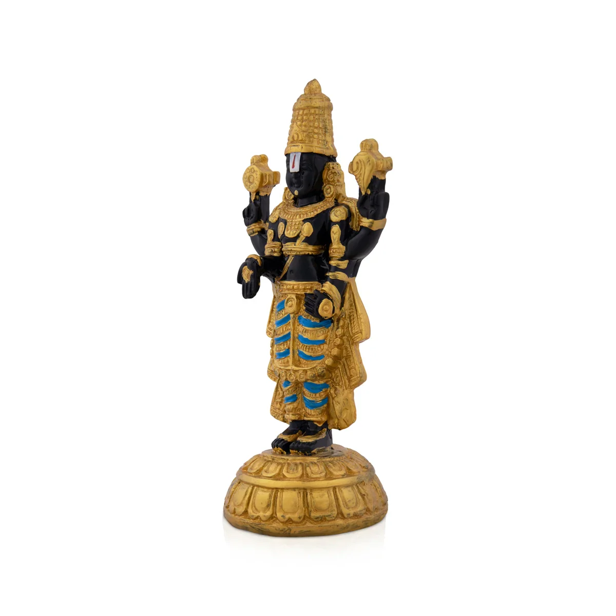 Balaji Murti - 8 x 3.5 Inches | Resin Balaji Statue/ Tirupati Balaji Idol for Pooja - Image 3