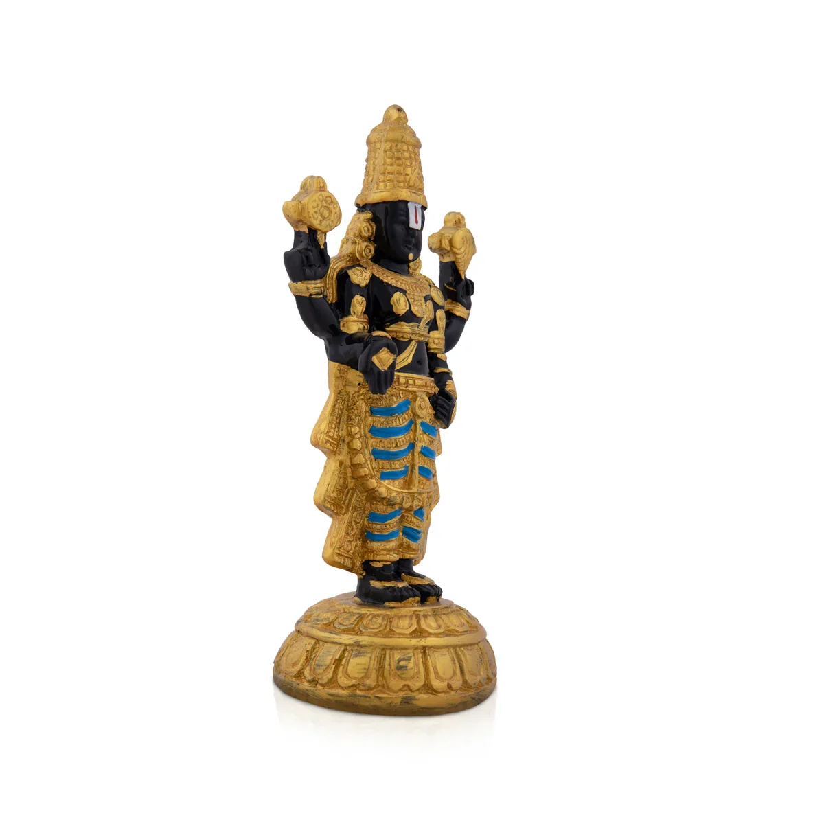 Balaji Murti - 8 x 3.5 Inches | Resin Balaji Statue/ Tirupati Balaji Idol for Pooja - Image 4