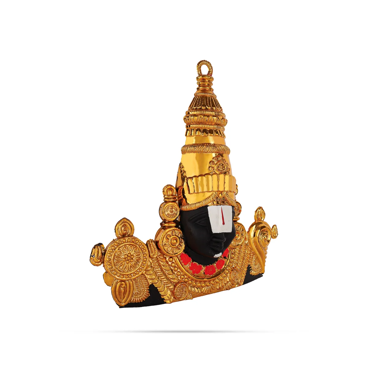Balaji Murti Head Wall Hanging - 15.5 X 14.5 Inches | Gold Colour Wall Hanger/Plastic Wall Decoration For Home - Image 3